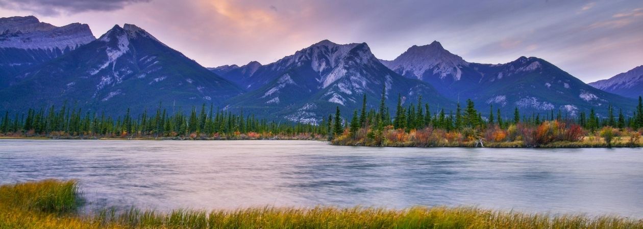 Breathtaking Autumn Sunset in Jasper National Park