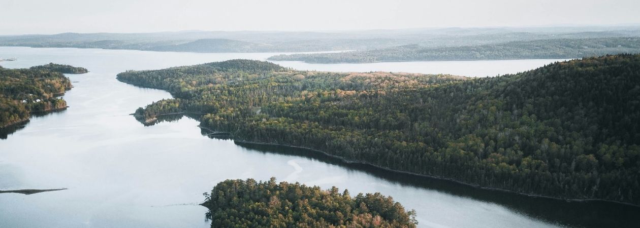 Overlooking the Atlantic Ocean, New Brunswick, Canada