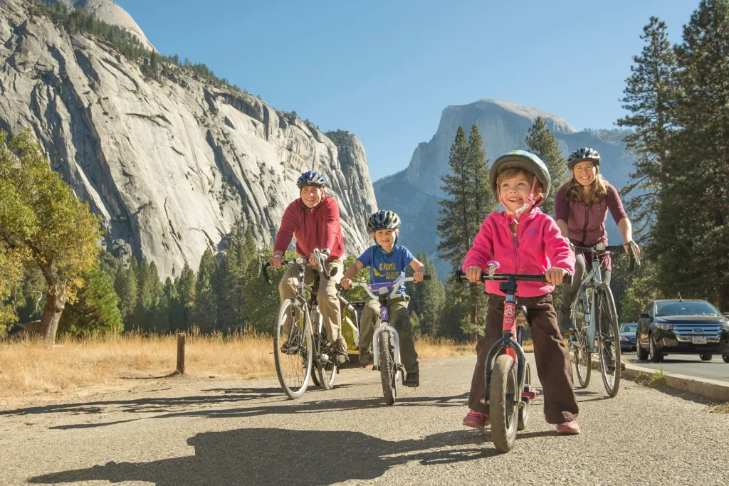 CVB approval only Bicycle Yosemite Valley Yosemite Mariposa County Tourism Bureau Nancy Robbins 2014 3 shadow